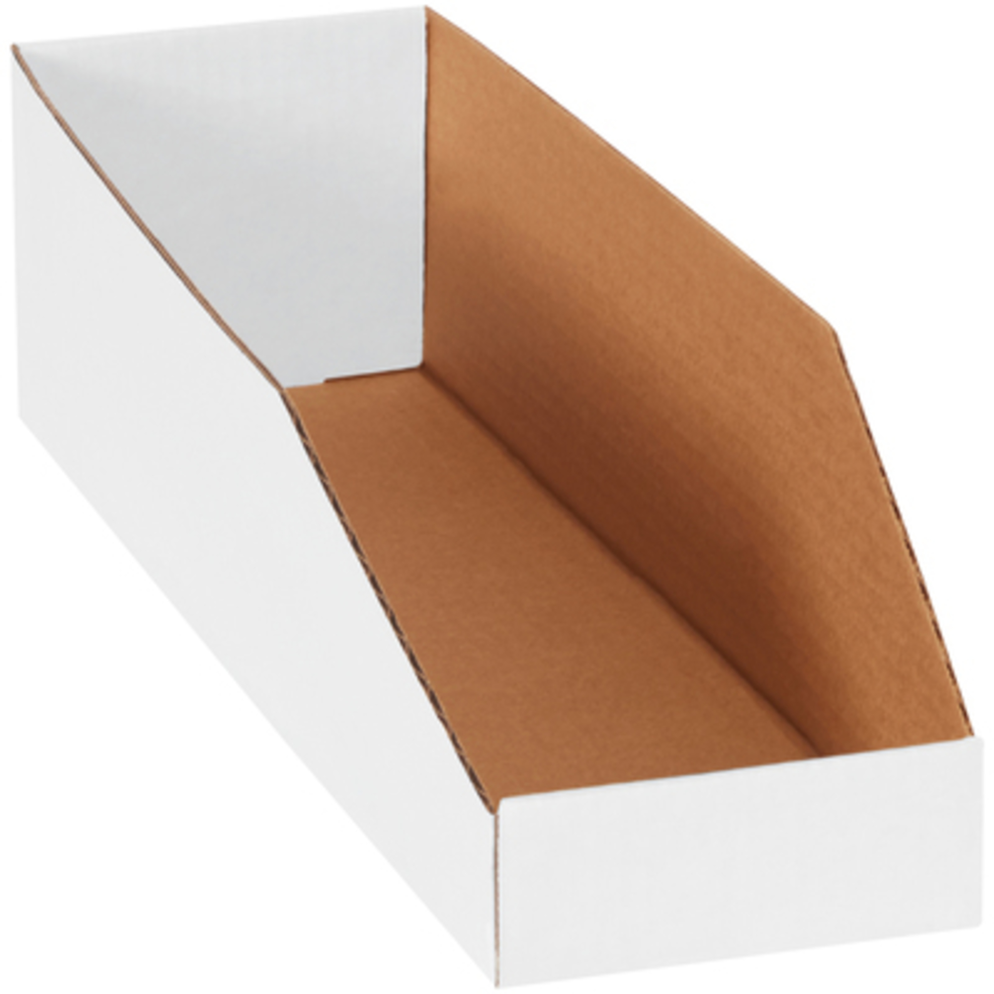 5 x 18 x 4 1/2in. White Bin Boxes 50/CS, Height 4.5 in, Width 5 in, Bins Included (qty.) 50 Model# BINBWZ518